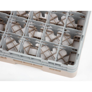 Klaasiriiul 25 sektsiooniga Camrack beige Kõrgus-L 500 x P 500mm - Cambro