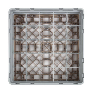 Klaasiriiul 25 sektsiooniga Camrack beige Kõrgus-L 500 x P 500mm - Cambro
