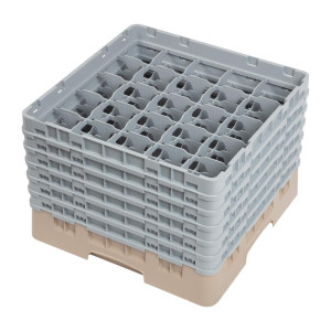 Klaasiriiul 25 sektsiooniga Camrack beige - L 500 x L 500mm - Cambro