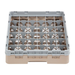 Klaasiriiul 36 sektsiooniga Camrack beige - L 500 x S 500 mm - Cambro