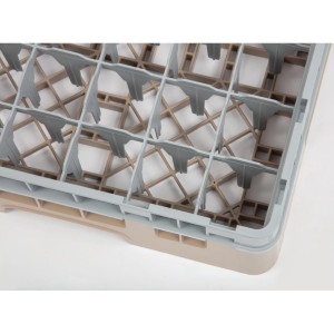 Klaasiriiul 36 sektsiooniga Camrack beige - L 500 x S 500 mm - Cambro