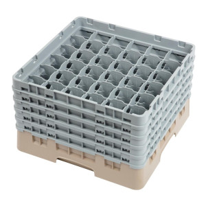 Klaasiriiul 36 sektsiooniga Camrack beige - L 500 x S 500 mm - Cambro