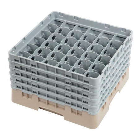 Klaasiriiul 36 sektsiooniga Camrack beige - L 500 x S 500 mm - Cambro