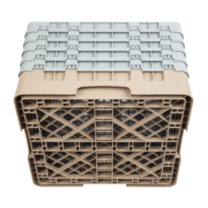 Klaasiriiul 36 sektsiooniga Camrack beige - L 500 x S 500 mm - Cambro