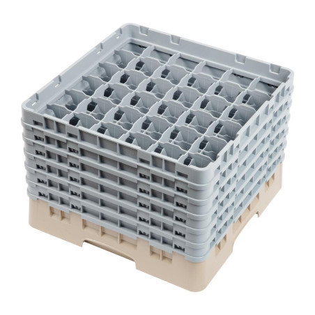 Klaasiriiul 36 sektsiooniga Camrack beige 500 x 500 mm - Cambro