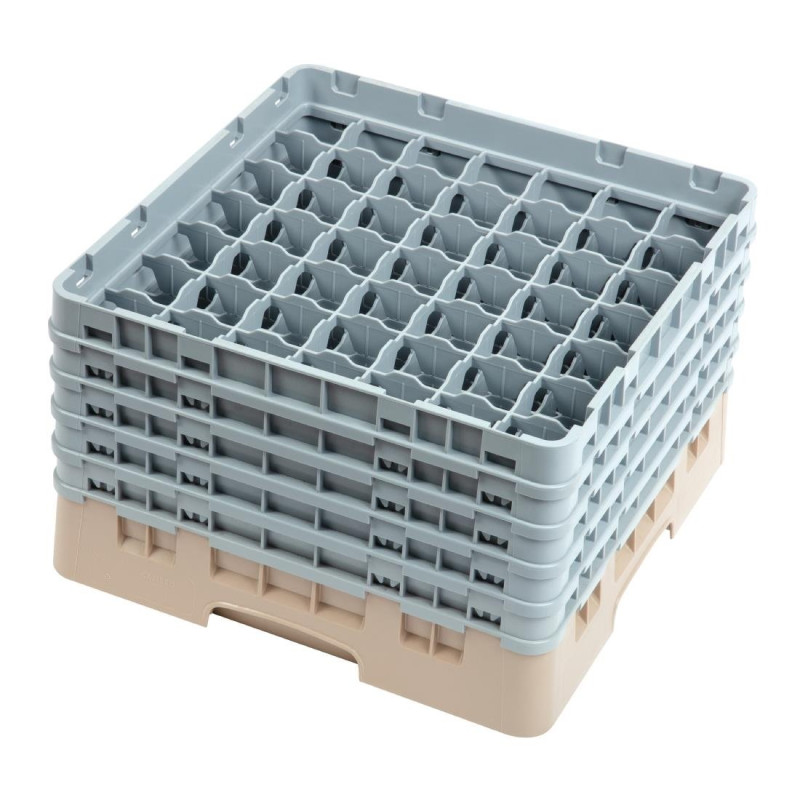 Klaasiriiul 49 sektsiooniga Camrack beige-L 500 x S 500mm - Cambro - Fourniresto Klaasiriiul 49 sektsiooniga Camrack beige-L 500 x S 500mm - Cambro - Fourniresto
