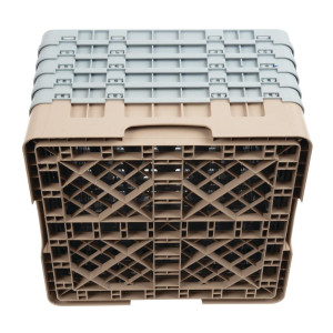 Klaasiriiul 49 sektsiooniga Camrack beige-L 500 x S 500mm - Cambro - Fourniresto