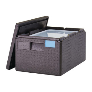 Mahuti Epp GN 1/1 ülaosaga avamisega koos GN 1/1 anuma ja kaanega - 46L - Cambro