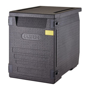 Eeslaadimisega Epp 600 x 400 mm esiküljega konteiner ilma liuguriteta - 155L - Cambro