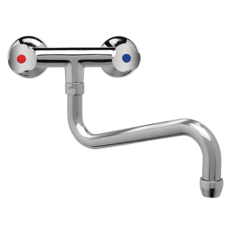 Segisti Bitrou Mudel Raske 3/4" Seinakinnitus Madala kaelaga - L 200mm - FourniResto Segisti Bitrou Mudel Raske 3/4" Seinakinnitus Madala kaelaga - L 200mm - FourniResto