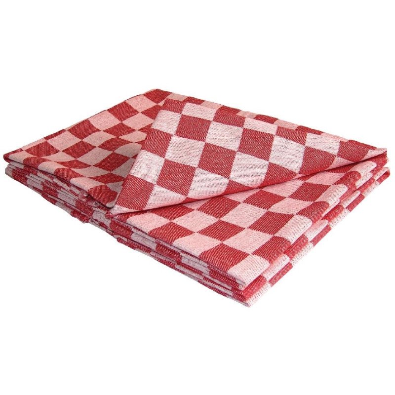 Red Chef's Towel - Vogue - Fourniresto Red Chef's Towel - Vogue - Fourniresto