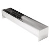 Terrinevorm roostevabast terasest U-kujuline - P 500mm - Vogue