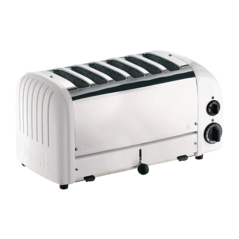 6-Slice White Toaster - Dualit 6-Slice White Toaster - Dualit