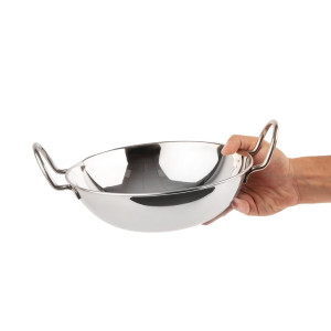 Lai Balti roostevabast terasest - Ø230mm - Olympia - Fourniresto