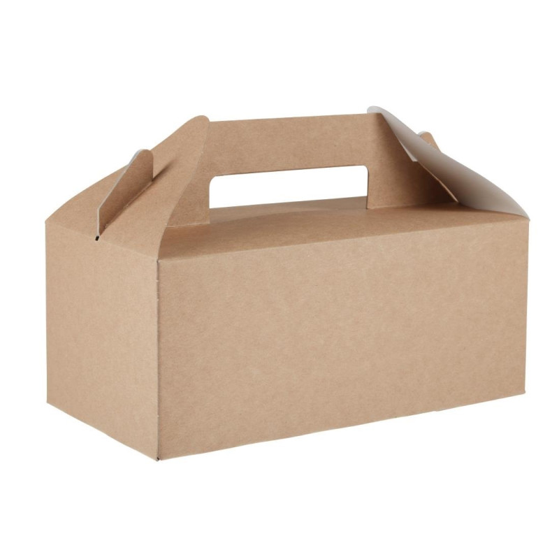 Small Recyclable Kraft Takeaway Boxes - Pack of 125 - Colpac Small Recyclable Kraft Takeaway Boxes - Pack of 125 - Colpac