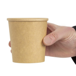 Suppide kraftpaberist mikrolaineahjusoojendatavad ja taaskasutatavad kausid - 450 ml - 500 tk - Colpac