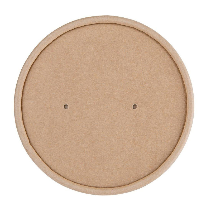 Paper Lids for Soup Pots - Ø 100 mm - Pack of 500 - Fiesta Green Paper Lids for Soup Pots - Ø 100 mm - Pack of 500 - Fiesta Green