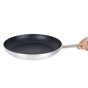 Antihaftbeschichtete Induktionspfanne aus Aluminium und Teflon - Ø 400mm - Vogue
