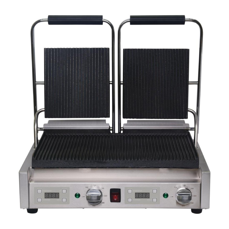 Double Grooved Contact Grill - 230V Double Grooved Contact Grill - 230V
