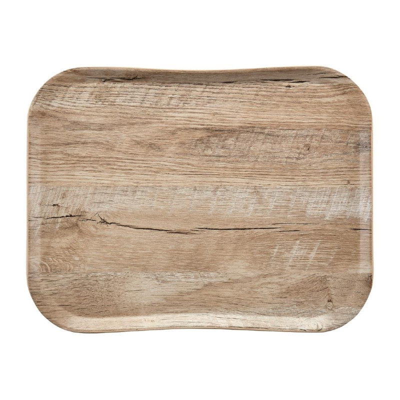 Plateau polyester Century aspect naturel bois chêne clair - 330 x 430mm - Cambro - Fourniresto Plateau polyester Century aspect naturel bois chêne clair - 330 x 430mm - Cambro - Fourniresto