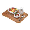 Polüestrist Century loodusliku tammepruuni puidumustriga plaat - 330 x 430mm - Cambro - Fourniresto