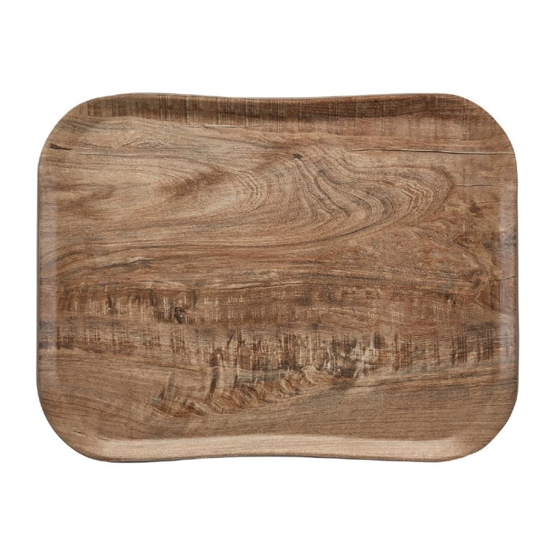 Plateau polyester Century aspect naturel bois olivier clair - 330 x 430mm - Cambro - Fourniresto Plateau polyester Century aspect naturel bois olivier clair - 330 x 430mm - Cambro - Fourniresto