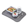 Plastikust tammehall Century loodusliku puidu väljanägemisega plaat - 360 x 460mm - Cambro - Fourniresto