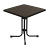 Kokkupandav terrassilaud Limburg Pizarra 70 x 70 cm - FourniResto - Fourniresto