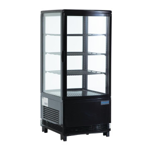 Külm vitriin musta positiivse temperatuuriga C-seeria - 68 L - Polar - Fourniresto