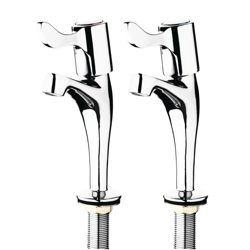 High Neck Lever Taps - Set of 2 - Vogue High Neck Lever Taps - Set of 2 - Vogue