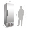 Külmikukapp negatiivse temperatuuriga 1 uksega seeria G - 440L - Polar - Fourniresto
