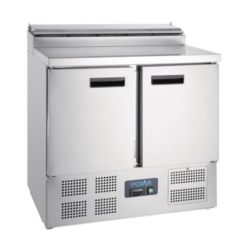 Jahutatud ettevalmistuslett pitsade ja salatite jaoks, seeria G - 254L - Polar - Fourniresto Jahutatud ettevalmistuslett pitsade ja salatite jaoks, seeria G - 254L - Polar - Fourniresto