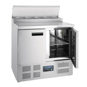 Jahutatud ettevalmistuslett pitsade ja salatite jaoks, seeria G - 254L - Polar - Fourniresto