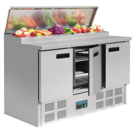 Jahutatud ettevalmistuslett pitsade ja salatite jaoks, seeria G - 390L Polar - Fourniresto