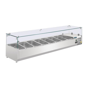 Külm koostisosade vitriin - 8 X GN 1/4 - Polar - Fourniresto