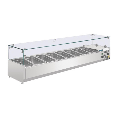 Külm koostisosade vitriin - 8 X GN 1/4 - Polar - Fourniresto