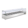 Külm koostisosade vitriin - 8 X GN 1/4 - Polar - Fourniresto