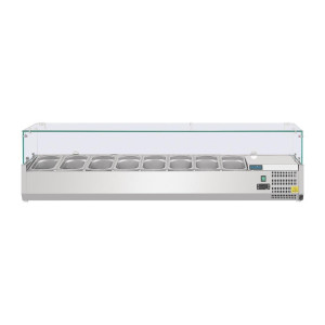 Külm koostisosade vitriin - 8 X GN 1/4 - Polar - Fourniresto