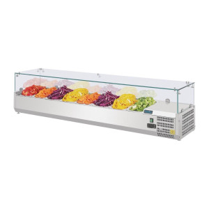 Külm koostisosade vitriin - 8 X GN 1/4 - Polar - Fourniresto