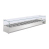 Vitriin koostisosadega, külmik, seeria G - 10 X GN 1/4 - Polar - Fourniresto
