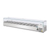 Vitriin koostisosadega, külmik, seeria G - 10 X GN 1/4 - Polar - Fourniresto
