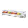 Vitriin koostisosadega, külmik, seeria G - 10 X GN 1/4 - Polar - Fourniresto