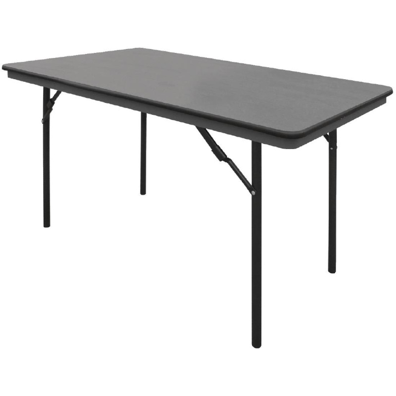 Table Rectangulaire Pliante Grise En Abs - 1220Mm - Bolero - Fourniresto Table Rectangulaire Pliante Grise En Abs - 1220Mm - Bolero - Fourniresto