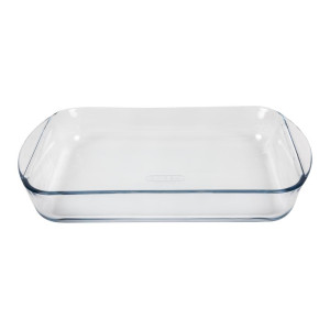 Klaasist nelinurkne ahjuplaat - L 350 x S 230 mm - Pyrex