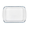 Klaasist nelinurkne ahjuplaat - L 350 x S 230 mm - Pyrex