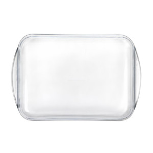 Klaasist nelinurkne ahjuplaat - L 350 x S 230 mm - Pyrex