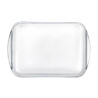 Klaasist nelinurkne ahjuplaat - L 350 x S 230 mm - Pyrex