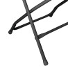 Mustad kokkupandavad toolid - 10 tükki komplektis - Bolero - Fourniresto
