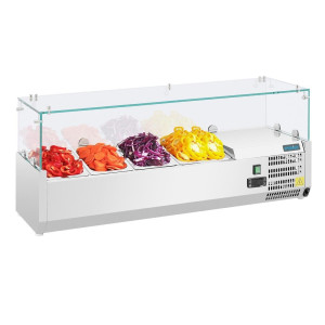 Külmikvitrin koostisosadega 3x GN 1/3 ja 1x GN 1/2 seeria G - Polar - Fourniresto