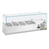 Külmikvitrin koostisosadega 3x GN 1/3 ja 1x GN 1/2 seeria G - Polar - Fourniresto